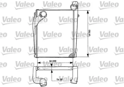 VALEO 816786 Turbo Radyatoru Mercedes Vı Sk A6565010201