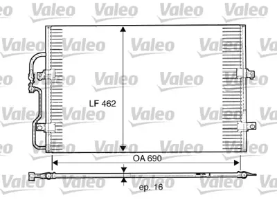 VALEO 816852 Kondenser Evasıon/806 