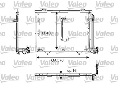 VALEO 816900 Klıma Radyatoru C-Class W202 93>00 S202 96>01 A2028300870