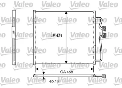 VALEO 816922 Kondenser Bmw Serı 7 E38 64538391126