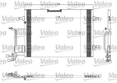 VALEO 816967 Klıma Radyatoru (610×415×16) / (Kondanser) Passat A4 1.9tdı 1.8 / 1.8t 97> 