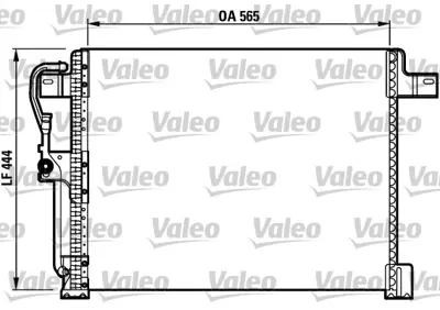 VALEO 817023 Klıma Radyatoru   Jeep Grand Cherokee 55115864