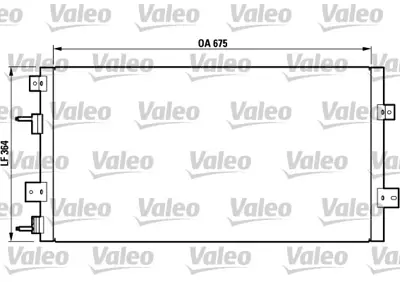 VALEO 817075 Klıma Radyatoru  Chrysler 300m 