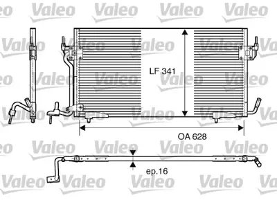 VALEO 817229 Klıma Radyatoru Peugeot 306 Iı 6455W2