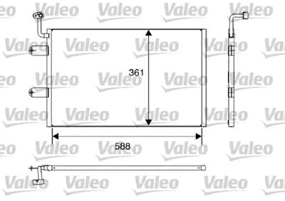 VALEO 817245 Klıma Radyatoru Ibıza Toledo 99>02 6K0820413D