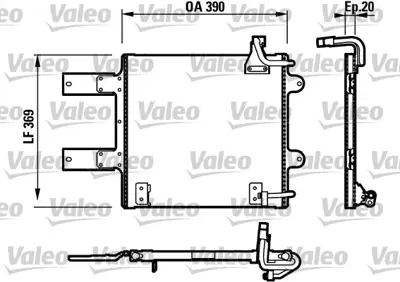 VALEO 817246 X Klima Kondenseri Polo 2000 1.4tdı Amf 6X0820413