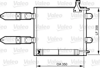 VALEO 817247 Kondenser Polo Iv Lupo Arosa 6X0820413A