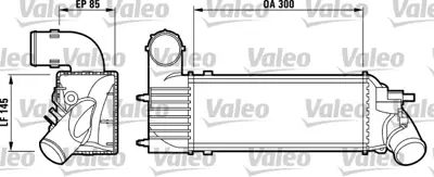 VALEO 817437 Turbo Sogutucu Radyator (Intercoll) P406 P607 C5 Dw10ated (2,0hdı 8v) Dw12ted4 (2,2hdı 16v) 384F3