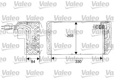 VALEO 817467 Evaporator Peugeot 607 6450RX