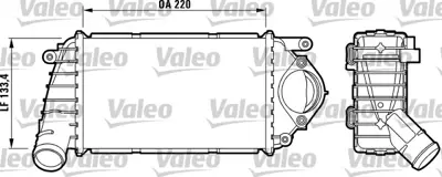 VALEO 817486 Turbo Radyatoru Intercooler Arosa 97>04 Lupo 99>06 Polo 00>02 1.4tdı Amf 6E0145805B