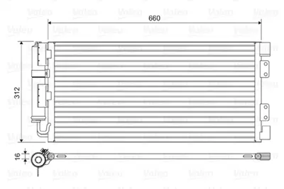 VALEO 817549 Klıma Radyatoru Land Rover Freelander 1.8 2.0 98>06 JRB500080