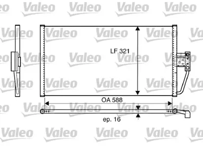 VALEO 817561 Klıma Radyatoru Bmw E39 E38 M47 M57 64538375513