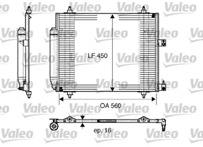 VALEO 817579 Klıma Radyatoru (Kondenser) 807-C8-Jumpy-Expert 1489398080 6455AP