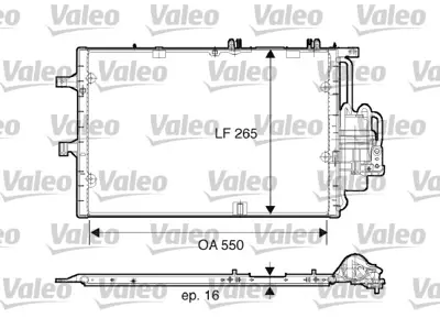 VALEO 817610 Klıma Radyatoru Opel Corsa C 1.7 1850090