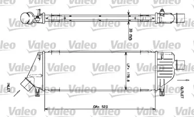 VALEO 817640 Turbo Radyatoru (Intercooler) Nıssan Mıcra K12 1,5 Dcı 2003 2010 14461AY600