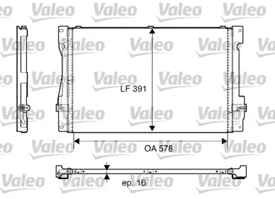 VALEO 817675 Klıma Radyatoru Volvo 850 / C70 / S70 98>05  91712711