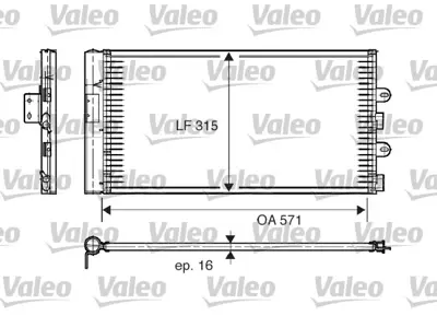 VALEO 817703 Kondenser Fıat Punto Iı 51763472