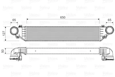 VALEO 817760 Turbo Radyatörü Mercedes W203 00-07 S203 01-07 Cl203 01-08 A2035000600