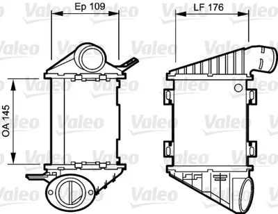 VALEO 817764 Turbo Radyatoru Golf Iıı Iv Tdı 1H0145805B