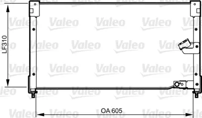 VALEO 817781 Kondenser Rover 600. Honda Accord V 80100SN7E01 JRB100180