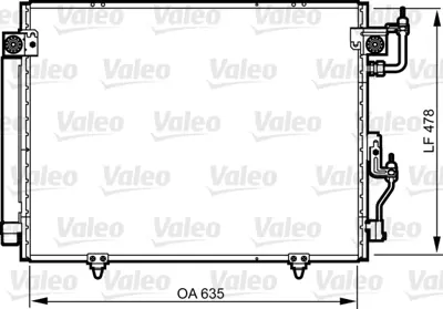 VALEO 817790 Klıma Radyatoru Mıtsubıshı Pajero 00>06 MR513110