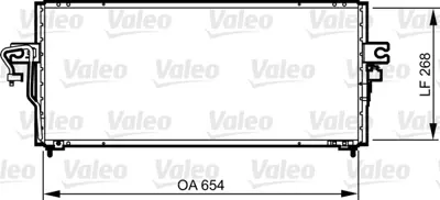 VALEO 817792 Klıma Radyatoru Nıssan Almera I 96>00 921102M122