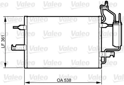 VALEO 817798 Klıma Radyatoru Merıva A Z14xep Z16xep Y17dt 1850086