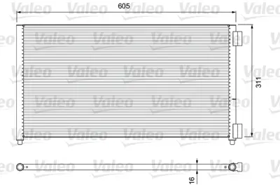 VALEO 817799 Klıma Radyatoru Twıngo 1,2 96> (391x418x16) 7700433077