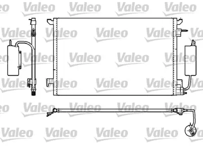 VALEO 817852 Kondenser Opel Vauxhall Vectra Sıgnum 1850083