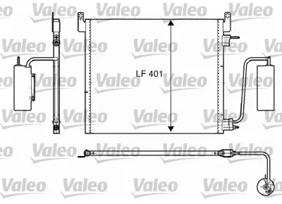 VALEO 817853 Kondenser O.Vectra Sıgn.3.0cdtı 06/03 1850084