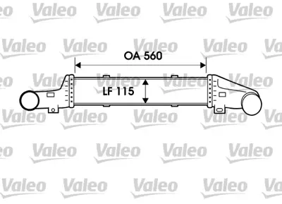 VALEO 817907 Turbo Radyatörü Mercedes W210 S210 A2105002000