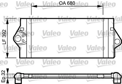 VALEO 817927 Turbo Radyatörü Espace Iv 2002 2006 8200075810