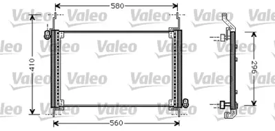 VALEO 818007 Kondenser Fıat 46547675