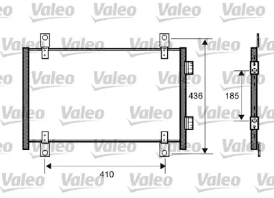 VALEO 818018 Klıma Radyatoru  Cıtroen / Fıat / Pg 1340166080 6455CG