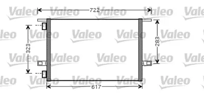 VALEO 818028 Kondenser Renault Espace Iıı 1,9tdı 6025310510