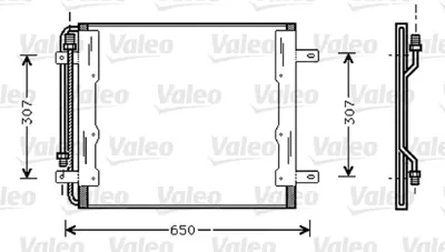 VALEO 818035 Kondenser Atego L.K.W 98 9705000054