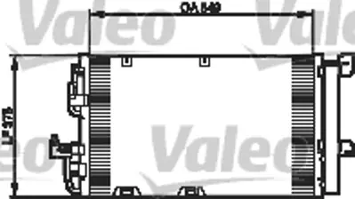 VALEO 818047 Klıma Radyatoru Opel / Vauxhall Zafıra 1850291