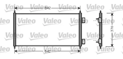 VALEO 818050 Klıma Radyatoru (Kondanser) Transıt V184 2,0tdcı / 2,4 Tdcı (00 06) YC1H19710BA