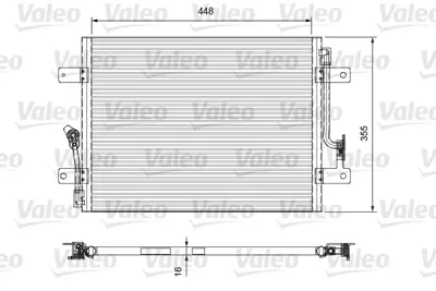 VALEO 818065 Klıma Radyatoru Palıo Albea 1.2 / 1.6 46826683