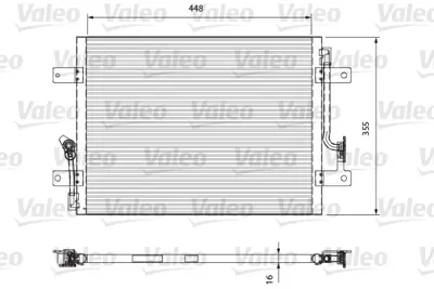 VALEO 818066 Klıma Radyatoru Palıo Albea 1.2 / 1.6 46826682