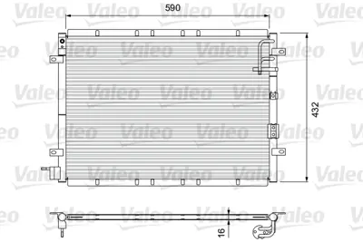 VALEO 818080 Klıma Radyatoru Kıa Sorento 2,5 Crdı 2002> 976063E000