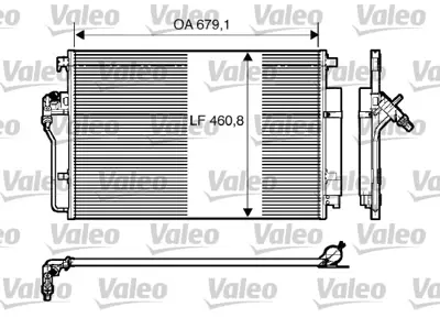 VALEO 818173 Klıma Radyatoru Crafter 06>16 Sprınter 906 06>16 2E0820413 9065000054