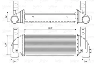 VALEO 818353 Turbo Intercooler Radyatoru Connect 1,8tdcı 02>06 (Al+al) 4548369