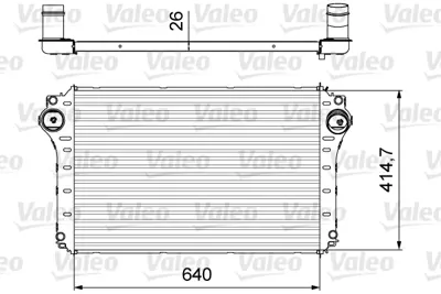 VALEO 818568 Turbo Radyatörü Toyota Avensıs 179400R010