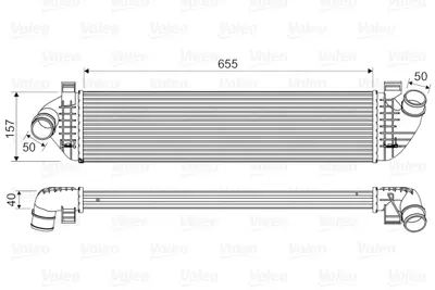 VALEO 818571 Turbo Radyatörü Volvo C30-S40-C70 31280122