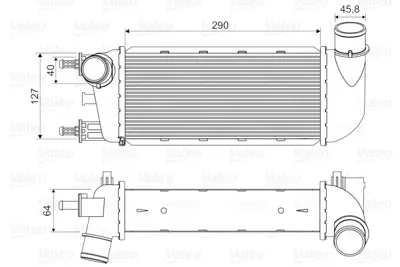 VALEO 818582 Turbo Radyatörü 500-Ka 1560794 51787495