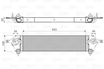 VALEO 818589 Ntercooler Radyator Qashqaı 1,5 2,0 Dcı 2007> 14461JD50B