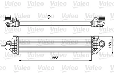 VALEO 818600 Turbo Intercoll Radyatoru Focus Iıı  Iıı 11> 1.6 Ecoboost C-Max 06>11 10> 1.6 Ecoboost Kuga 13> Tran 1787935