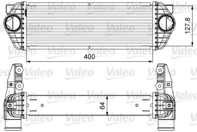 VALEO 818607 Turbo Intercoll Radyatoru Transıt Connect Tc7  06>14 1.8dı 1.8 Tdcı Al+pl System 4999282