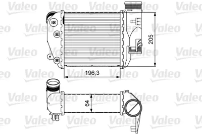 VALEO 818610 Turbo Radyatörü Audı A6 4F0145806E